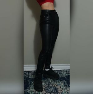 Faux Leather Pants